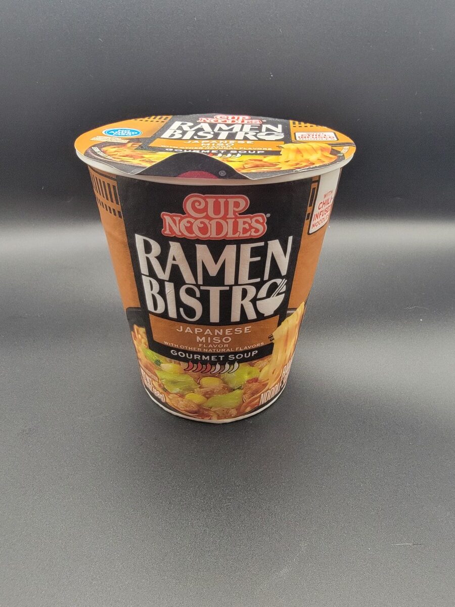 Nissin Cup Noodles Ramen Bistro Japanese Miso Flavor Review | Noodle Journey