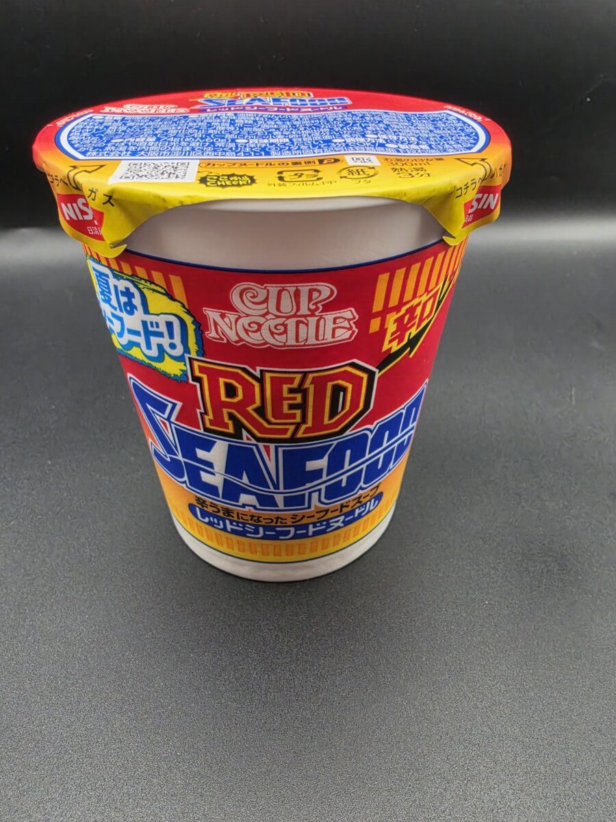 Nissin Cup Noodle Red Seafood Review | Noodle Journey